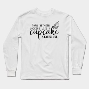 Torn Between Looking Like a Cupcake & Eating One Long Sleeve T-Shirt